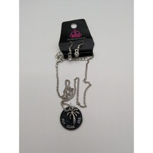 Paparazzi Earring And Necklace‎ Set Beach Themed